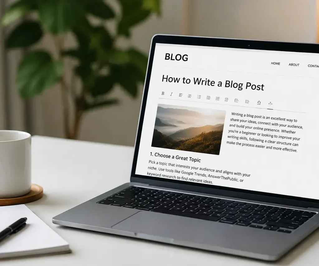 Blog writting