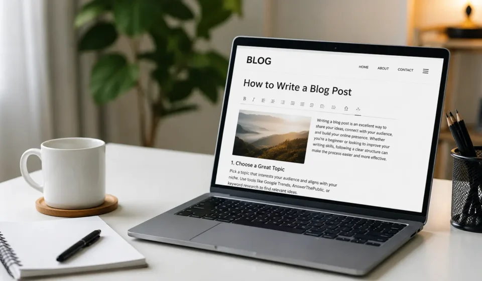 Blog writting
