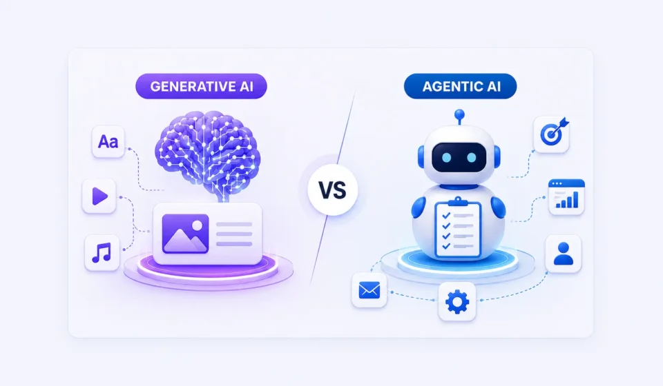 Generative AI vs Agentic AI